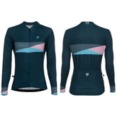 Jersey Ciclismo M/C Mujer GW Crosswalk Azul